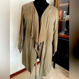 Nordstrom Sejourn tencel jacket in olive green